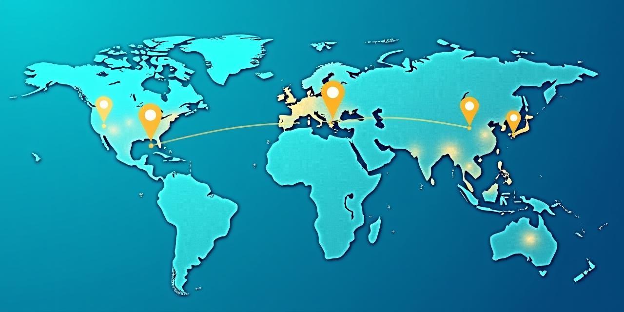 Mapa de cobertura internacional