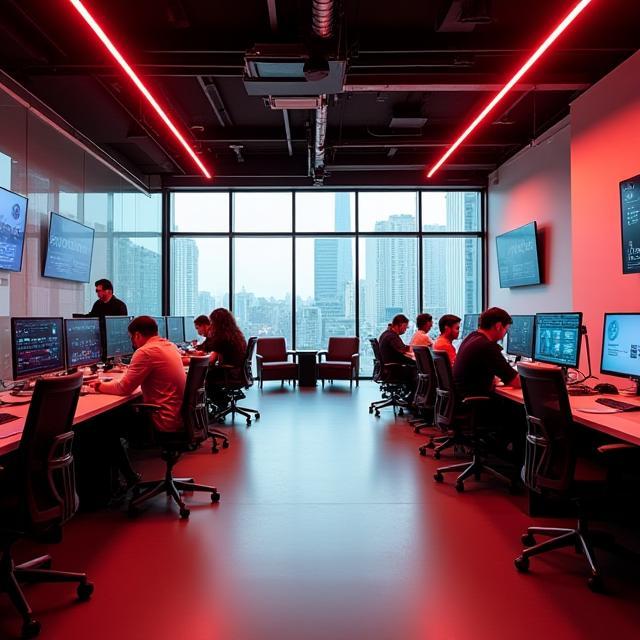 Sala de redacción en Paseo de la Castellana